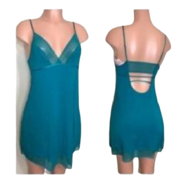 Victoria's Secret Sexy Emerald Modal Nightgown, Size Medium - Picture 1 of 5